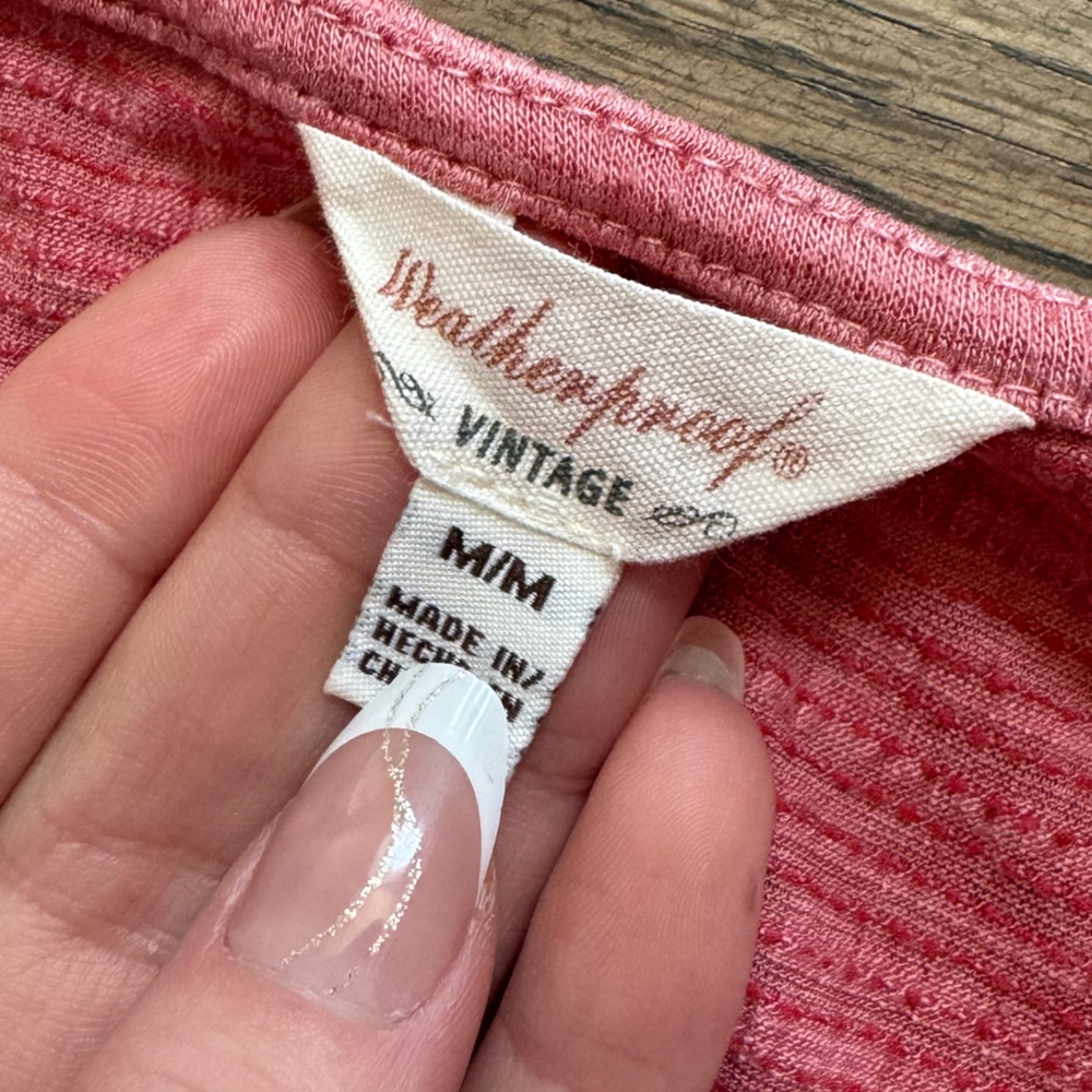 Weatherproof Vintage Buttoned Tee! - Picture 3 of 4